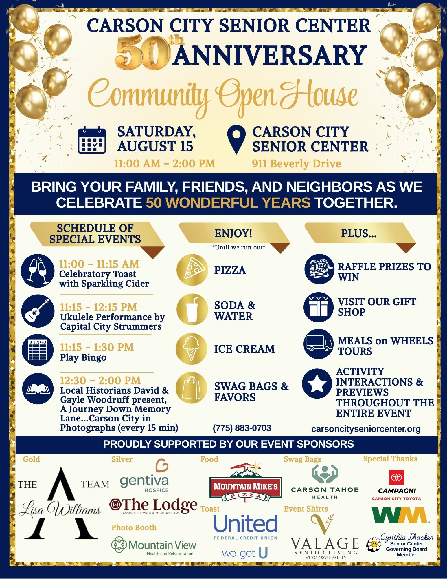 50th Anniversary Community Open House