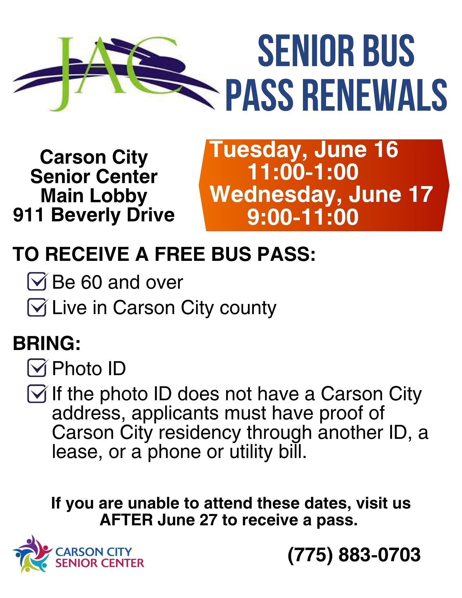 JAC Bus Pass